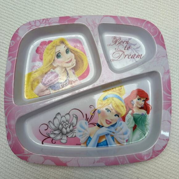 Zak Melamine Disney Princess divided plate - Picture 1 of 4